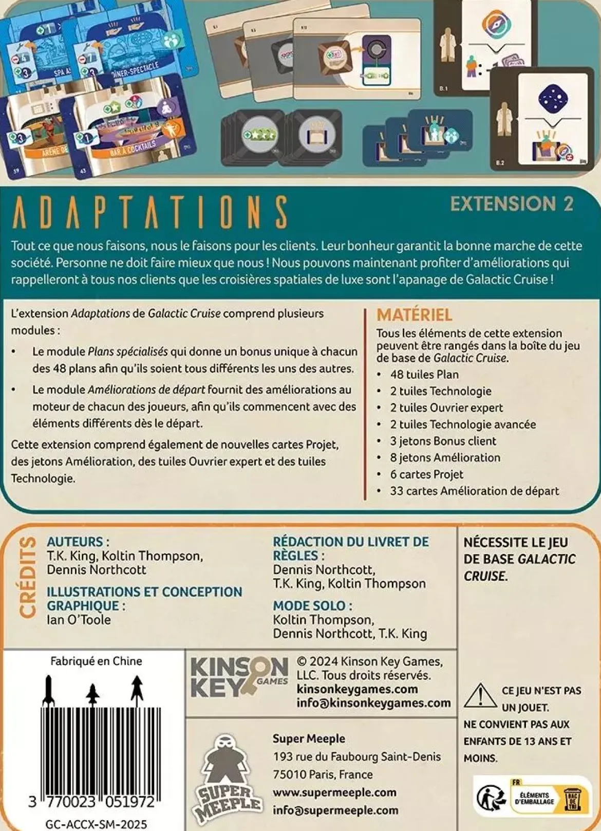 Adaptations (Ext. Galactic Cruise)