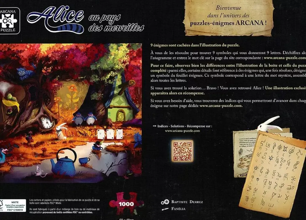 Alice au Pays de Merveilles - Arcana Puzzle