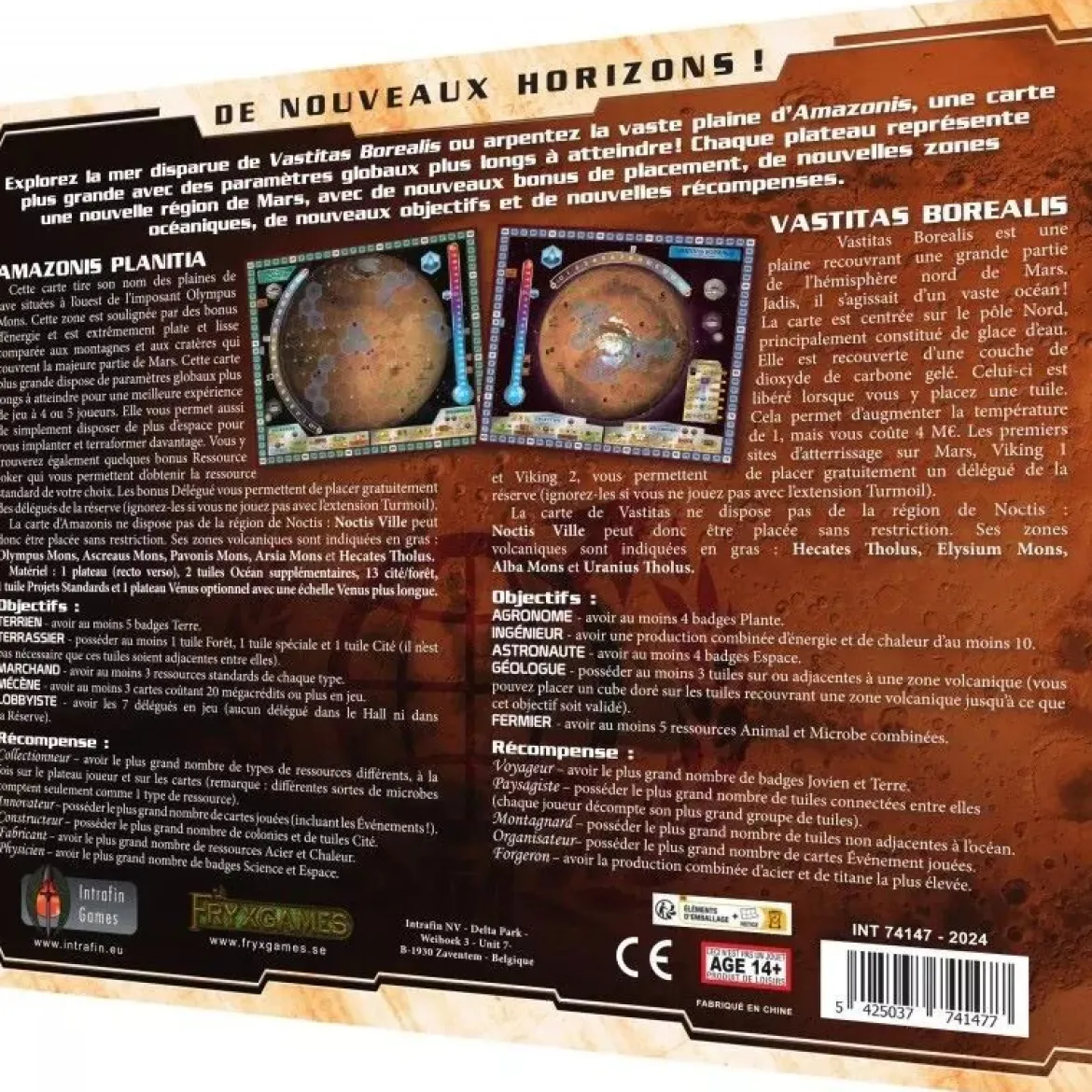 Amazonis & Vastitas (Ext. Terraforming Mars)