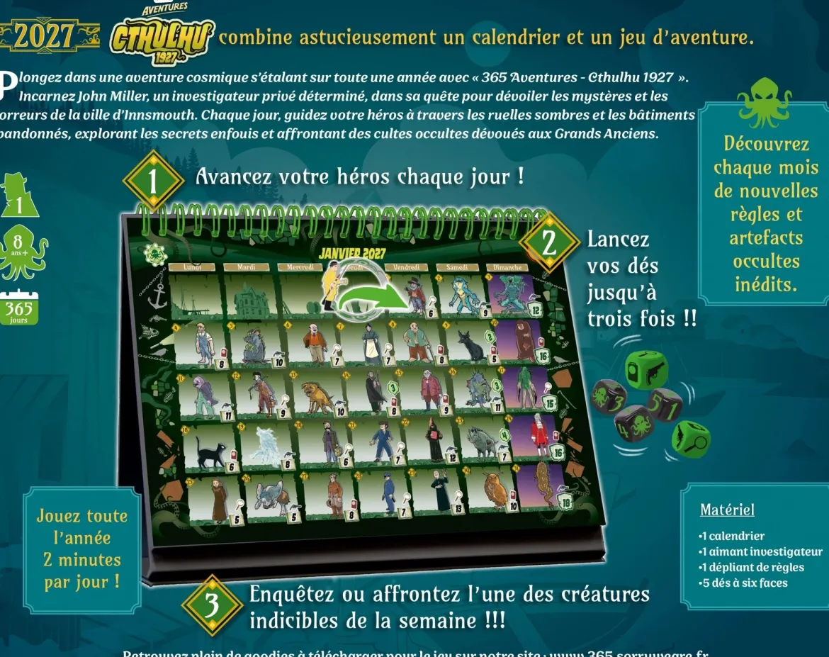 365 Aventures - Cthulhu 1927