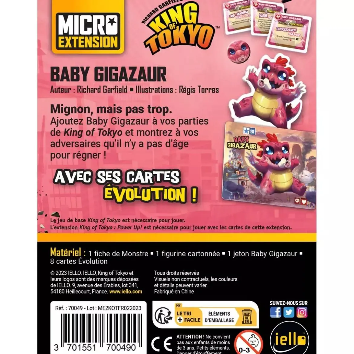 Baby Gigazaur (Ext. King of Tokyo)