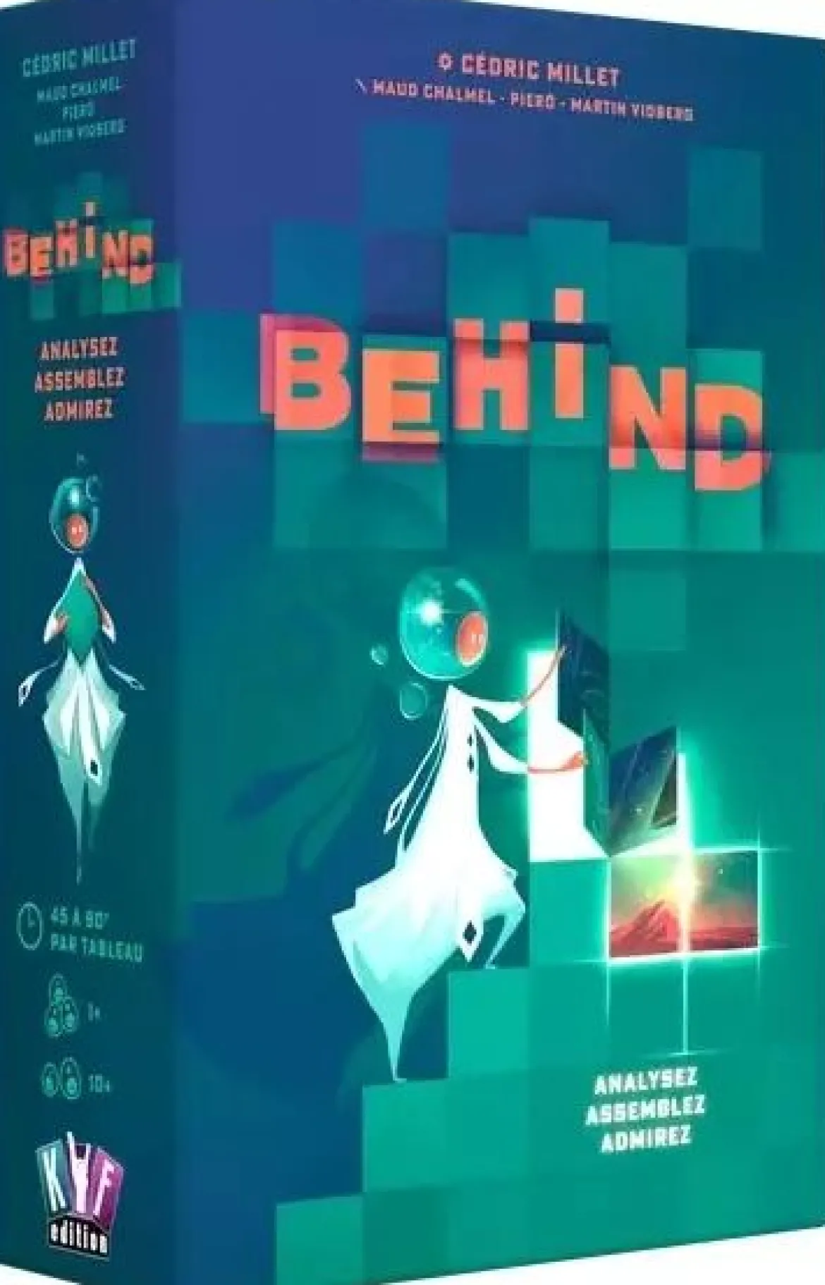 Behind