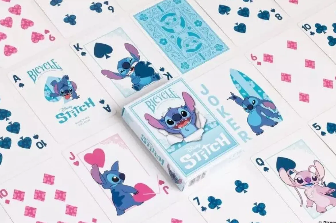 Bicycle - Disney Stitch - Jeu de 54 cartes