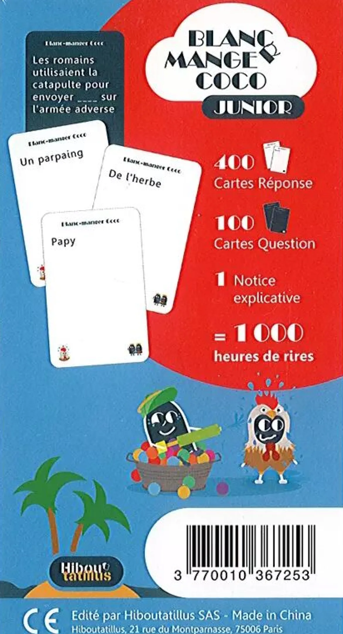 Blanc Manger Coco Junior 2 - La Poule Mouillée