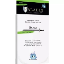 Bors 70x120mm - Lot de 55 Protège-Cartes Tarot - Paladin