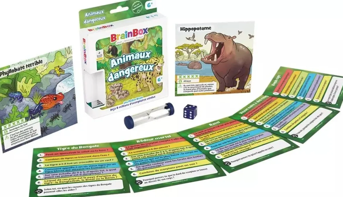 BrainBox Pocket : Animaux Dangereux