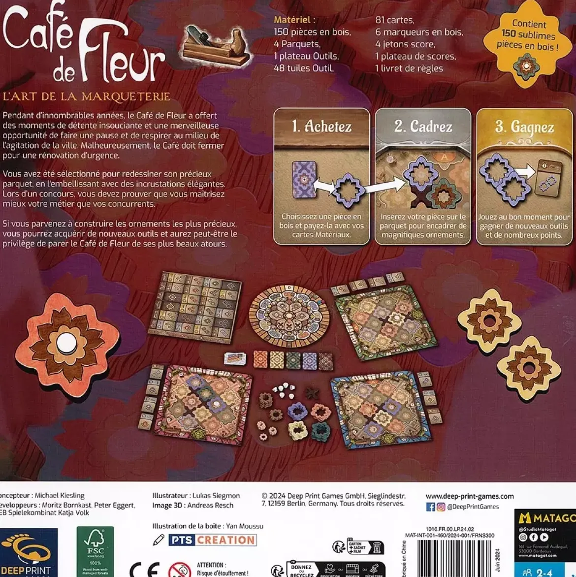 Café de Fleur : L'Art de la Marqueterie