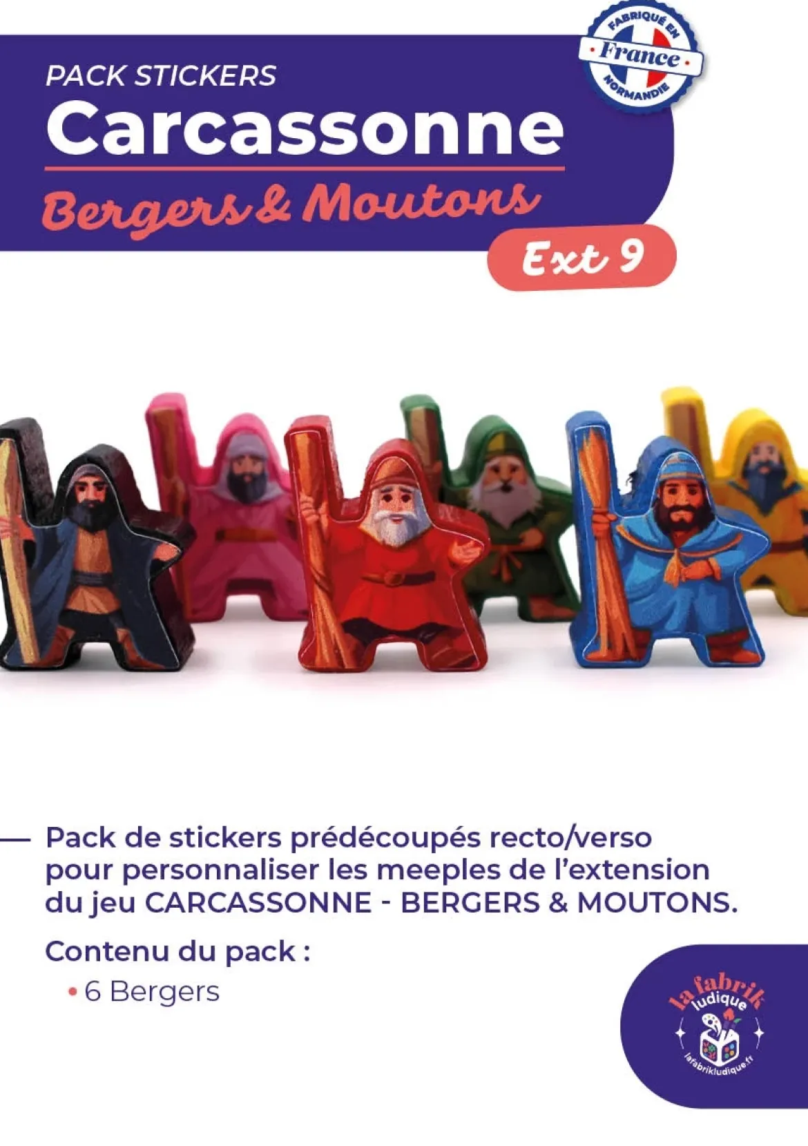 Carcassonne Bergers & Moutons : Pack de Stickers