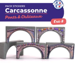Carcassonne Ponts & Châteaux : Pack de Stickers