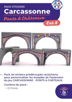 Carcassonne Ponts & Châteaux : Pack de Stickers