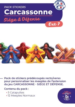 Carcassonne Siège & Défense : Pack de Stickers