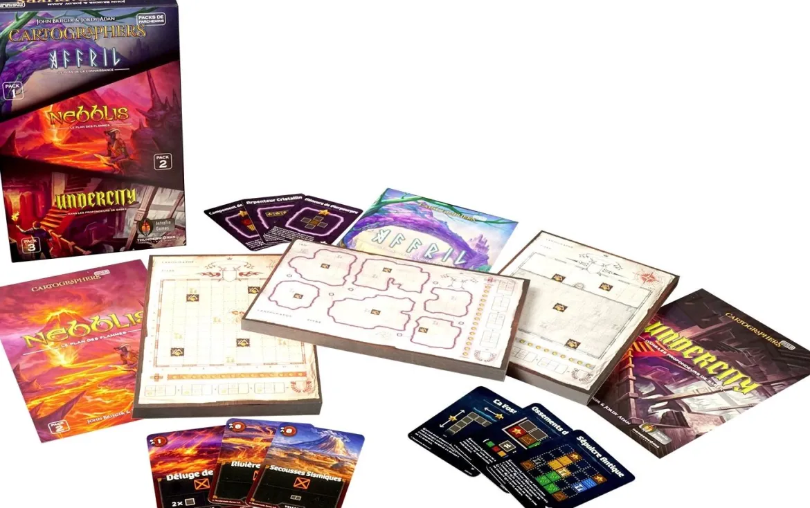 Cartographers : Pack de Parchemins