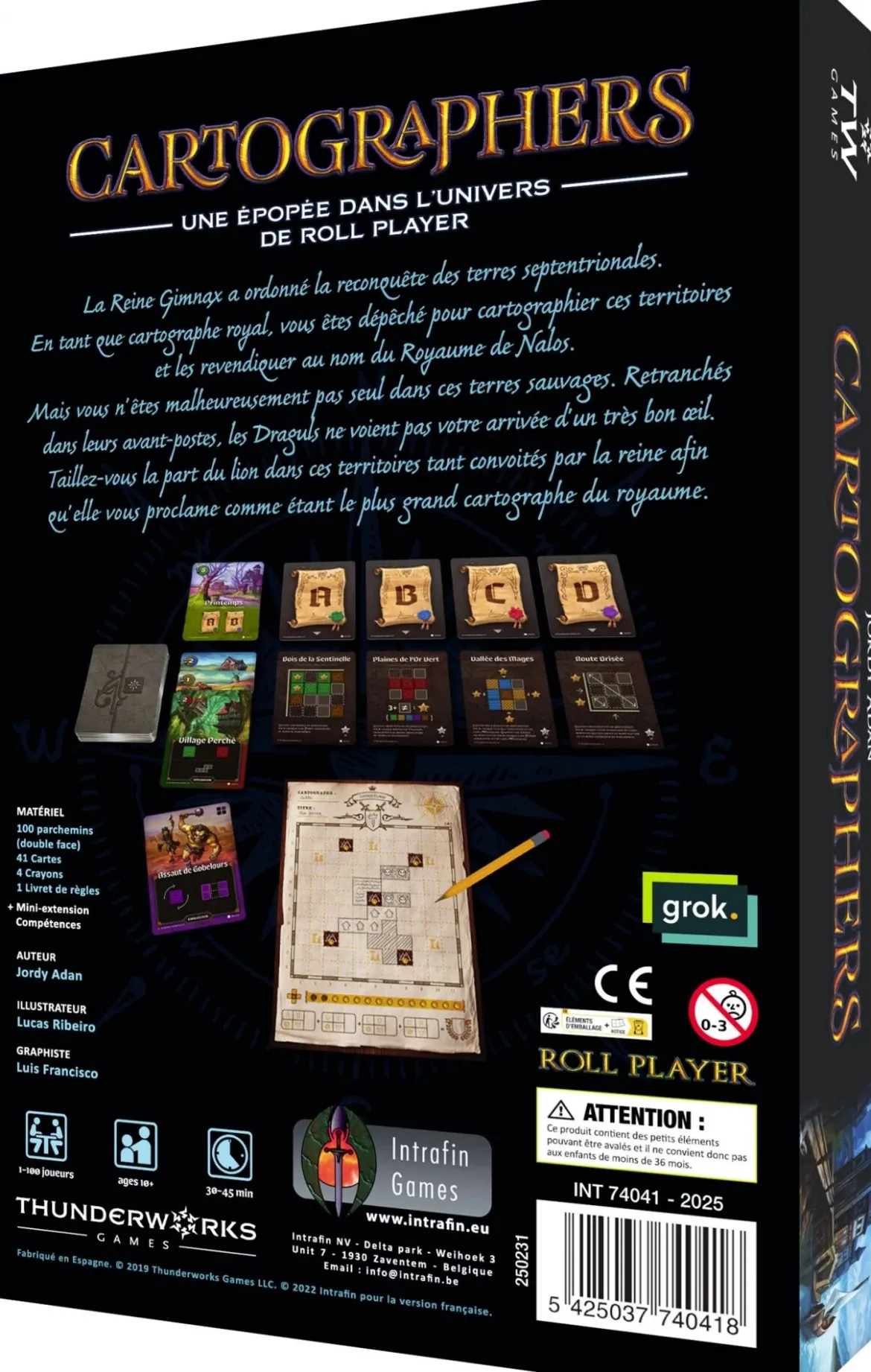 Cartographers - Épopée dans l'Univers Roll Player