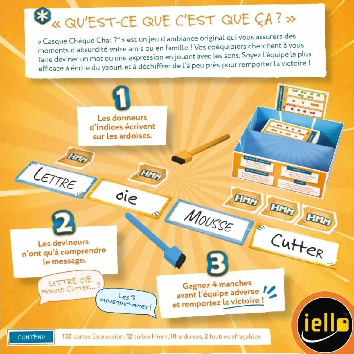 Casque Chèque Chat ?