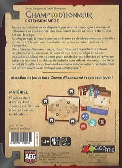 Champ d'Honneur : Siège