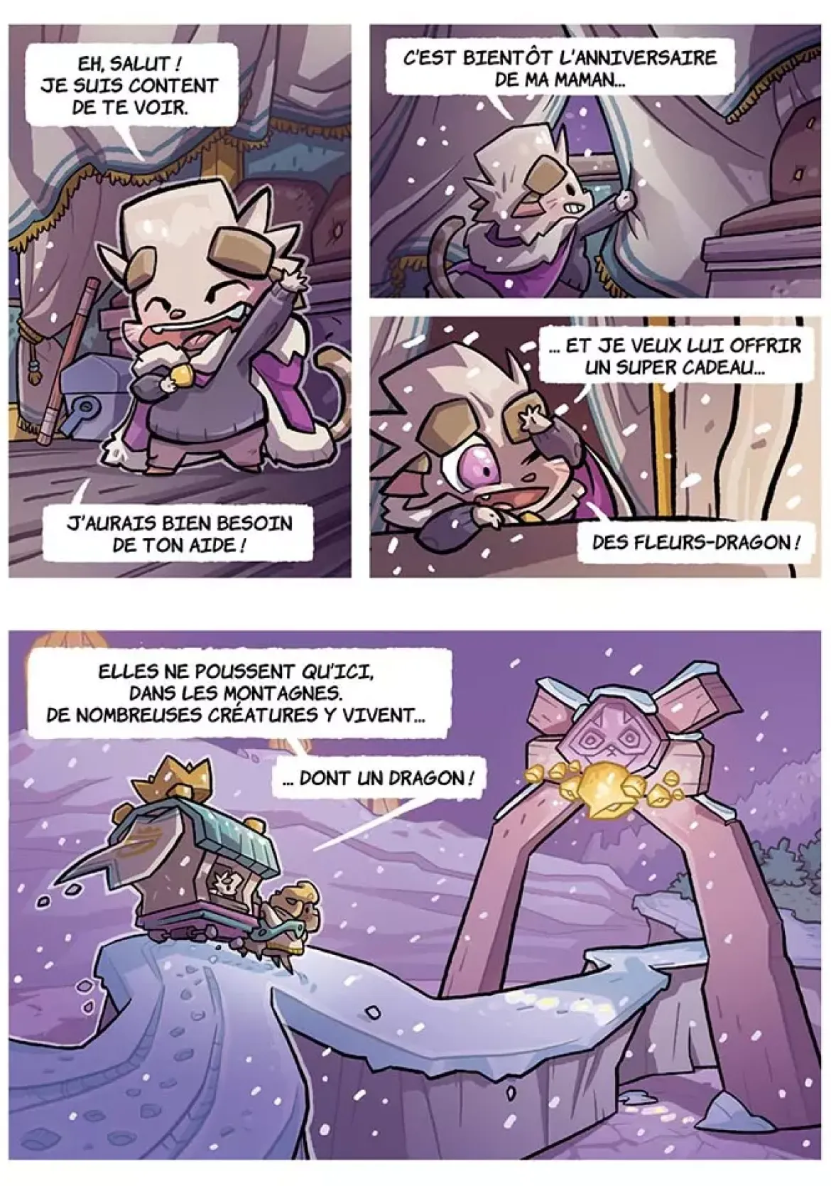 Chatons et Dragons - Les Fleurs-Dragon