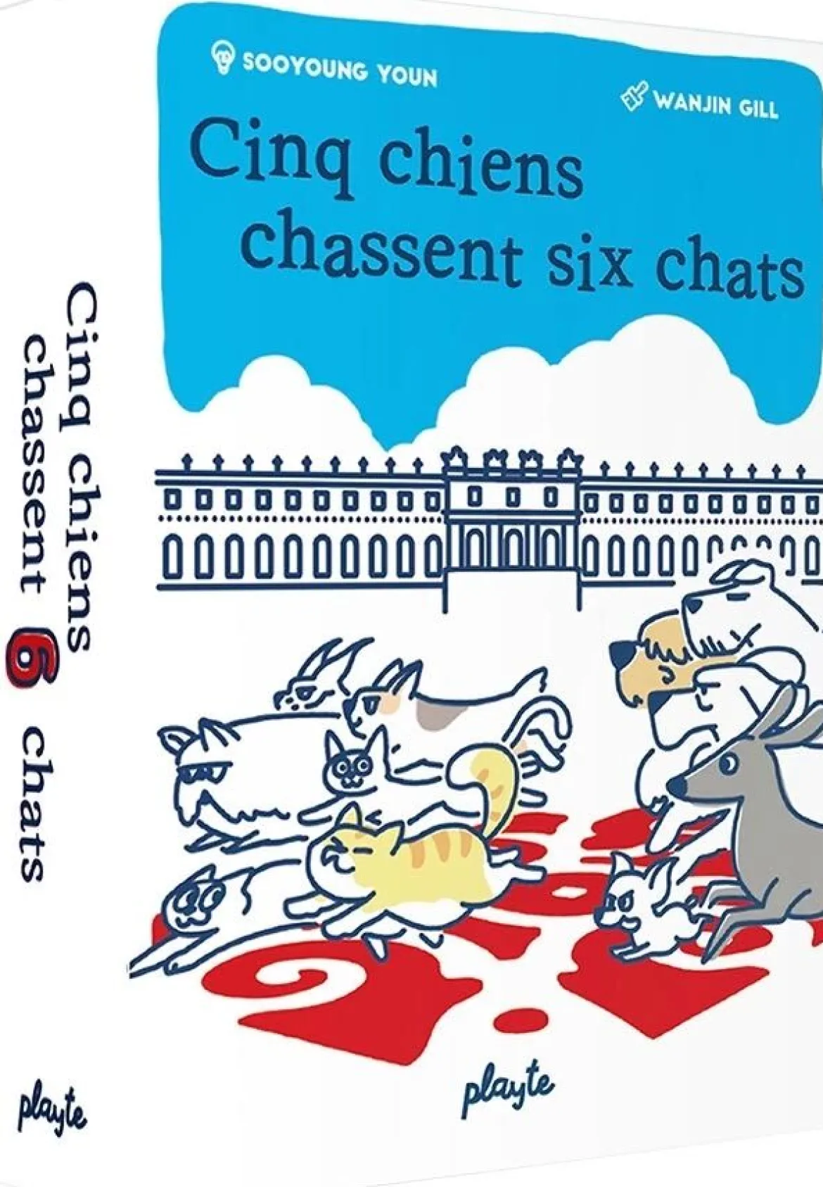 Cinq Chiens Chassent Six Chats