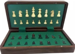 Coffret Échecs Magnétiques pliant 25cm