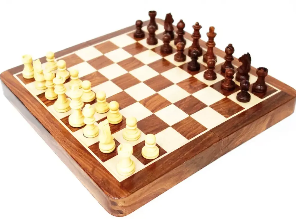 Coffret Échecs Magnétiques Pliant 30cm