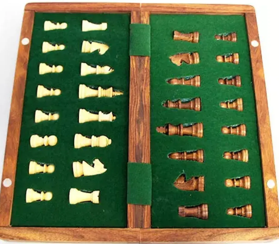 Coffret Échecs Magnétiques Pliant 30cm