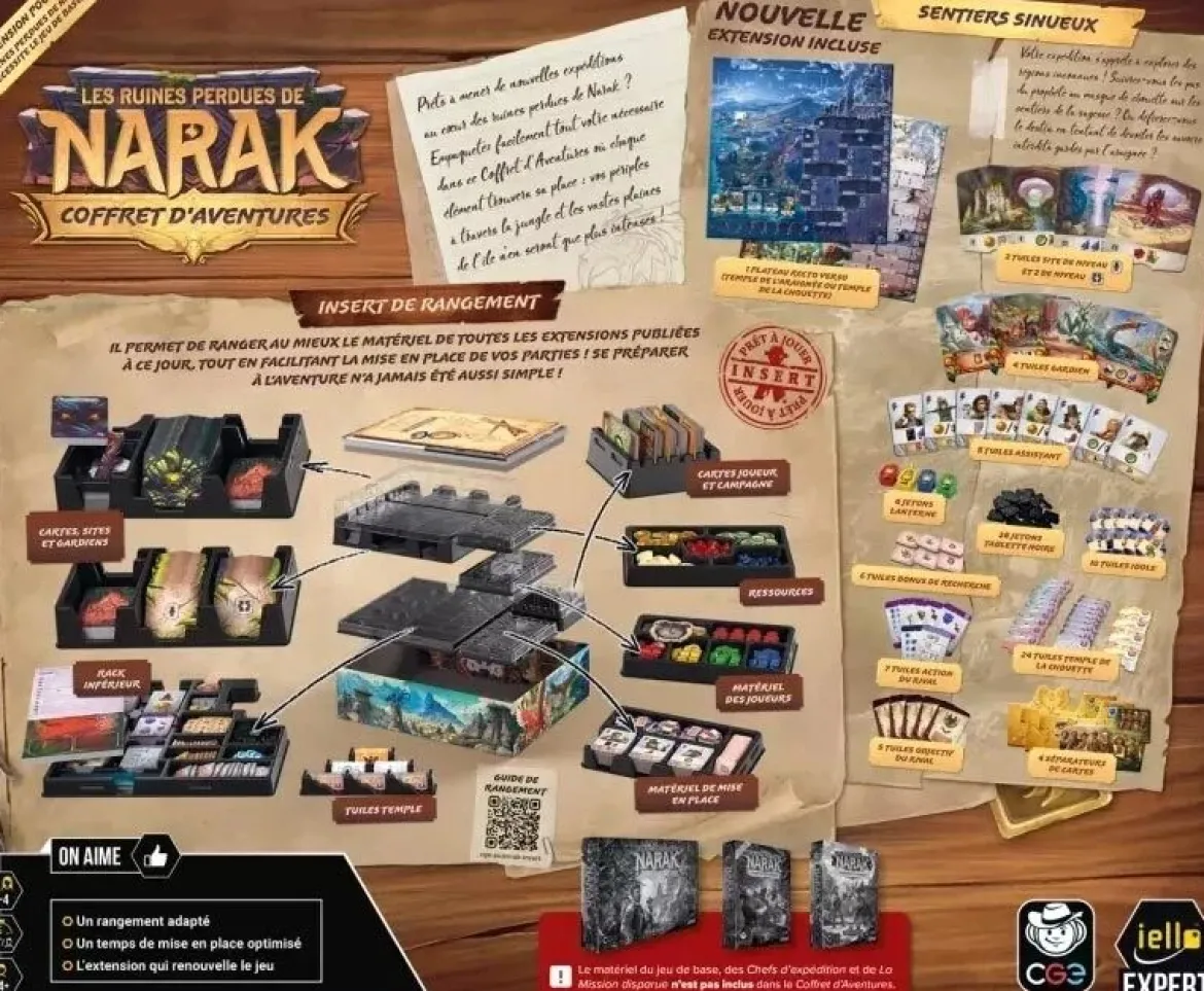 Coffret d'Aventures (Ext. Les Ruines Perdues de Narak)