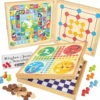 Coffret de jeux classiques et livret de 50 règles