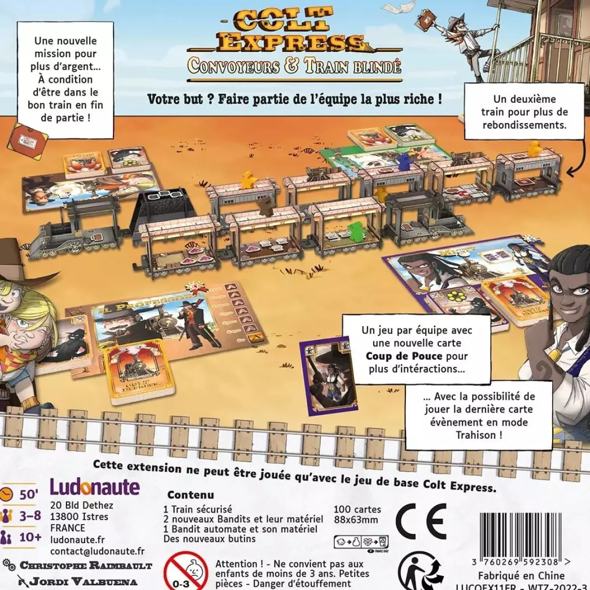 Convoyeurs et Train Blindé (Ext. Colt Express)