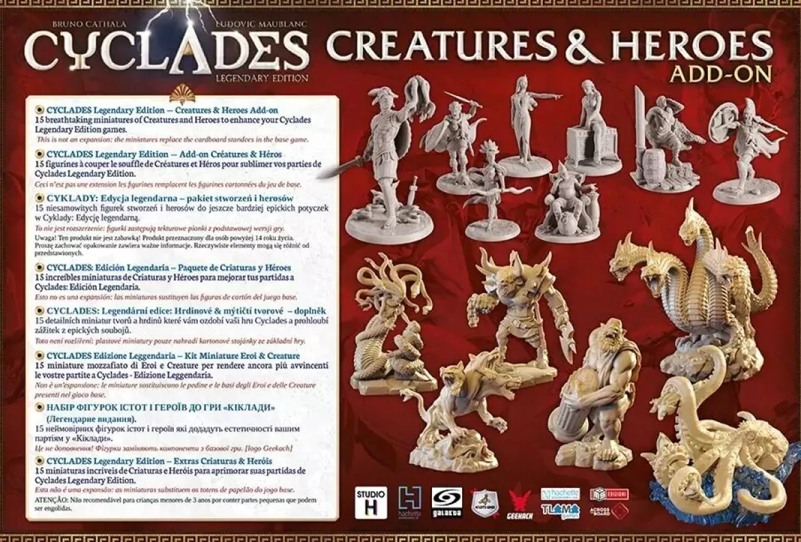 Créatures & Héros (Ext. Cyclades - Legendary Edition)