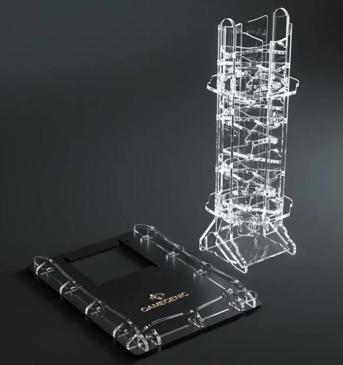 Crystal Twister Premium Dice Tower