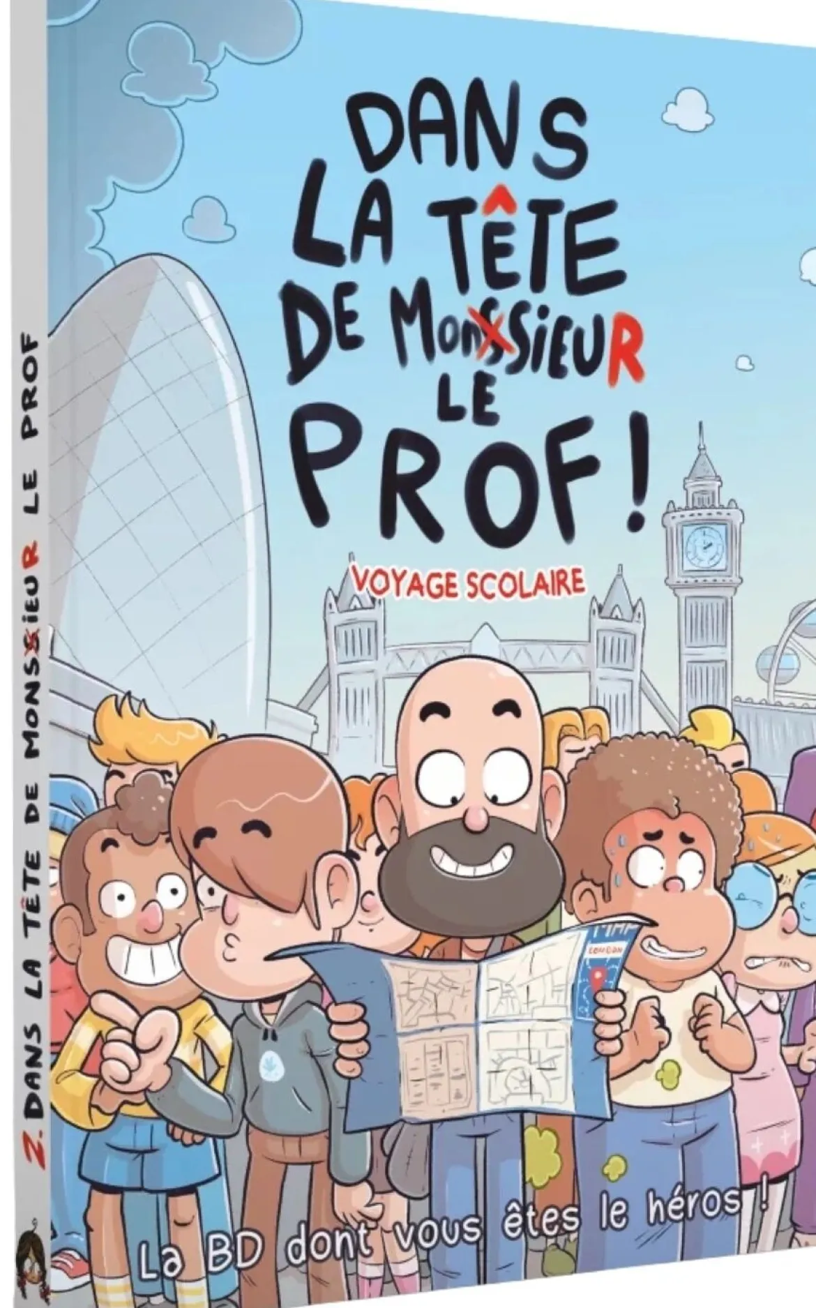 Dans la Tête de Monsieur le Prof - Voyage à Londres - Une BD dont vous êtes le héros