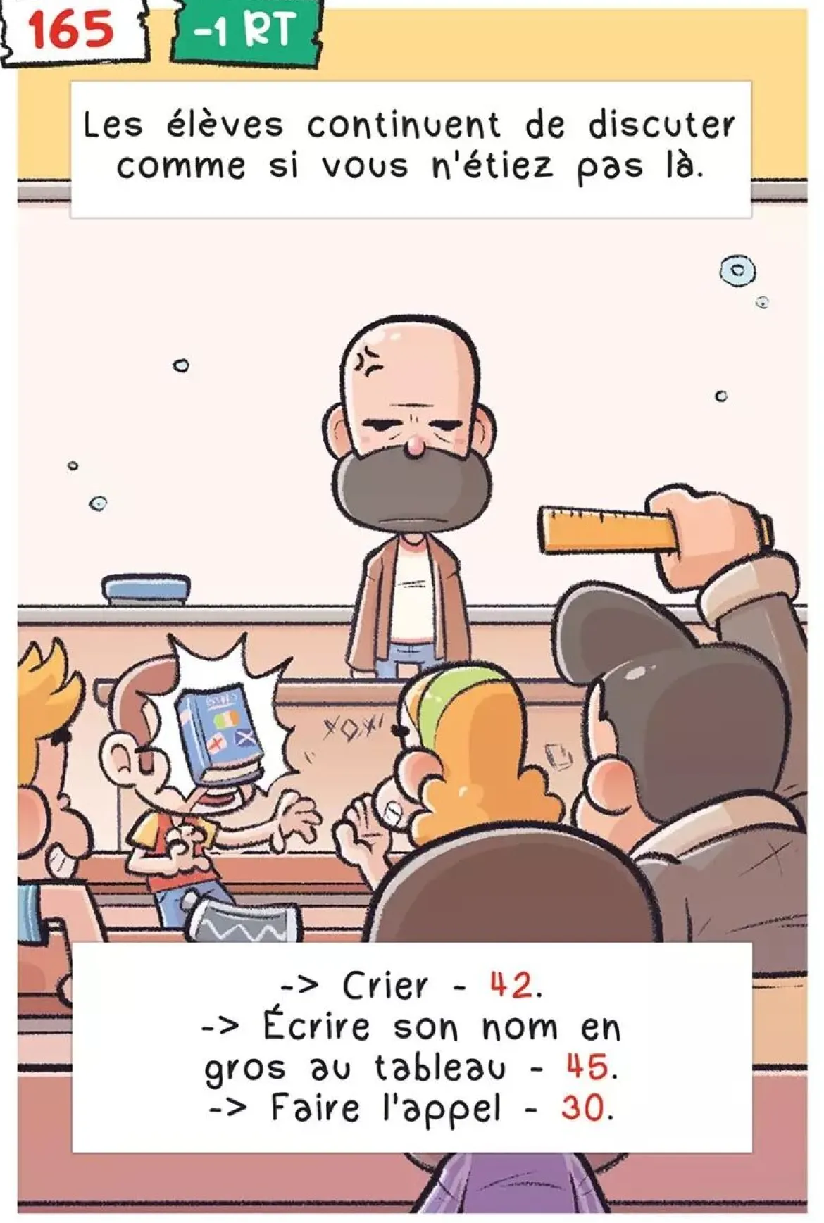 Dans la tête de Mr Le Prof - Une BD dont vos êtes le héros