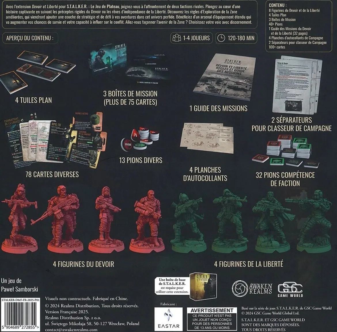 Devoir et Liberté (Ext. STALKER : Le Jeu de Plateau)