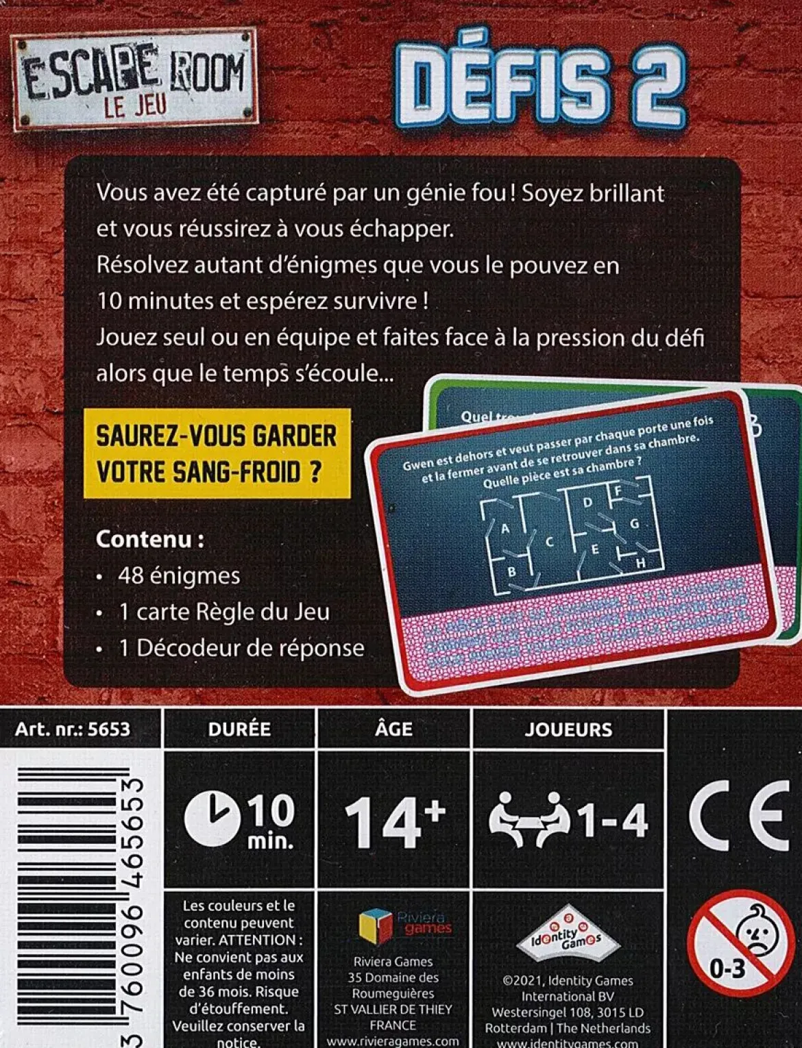 Défis 2 - Escape Room