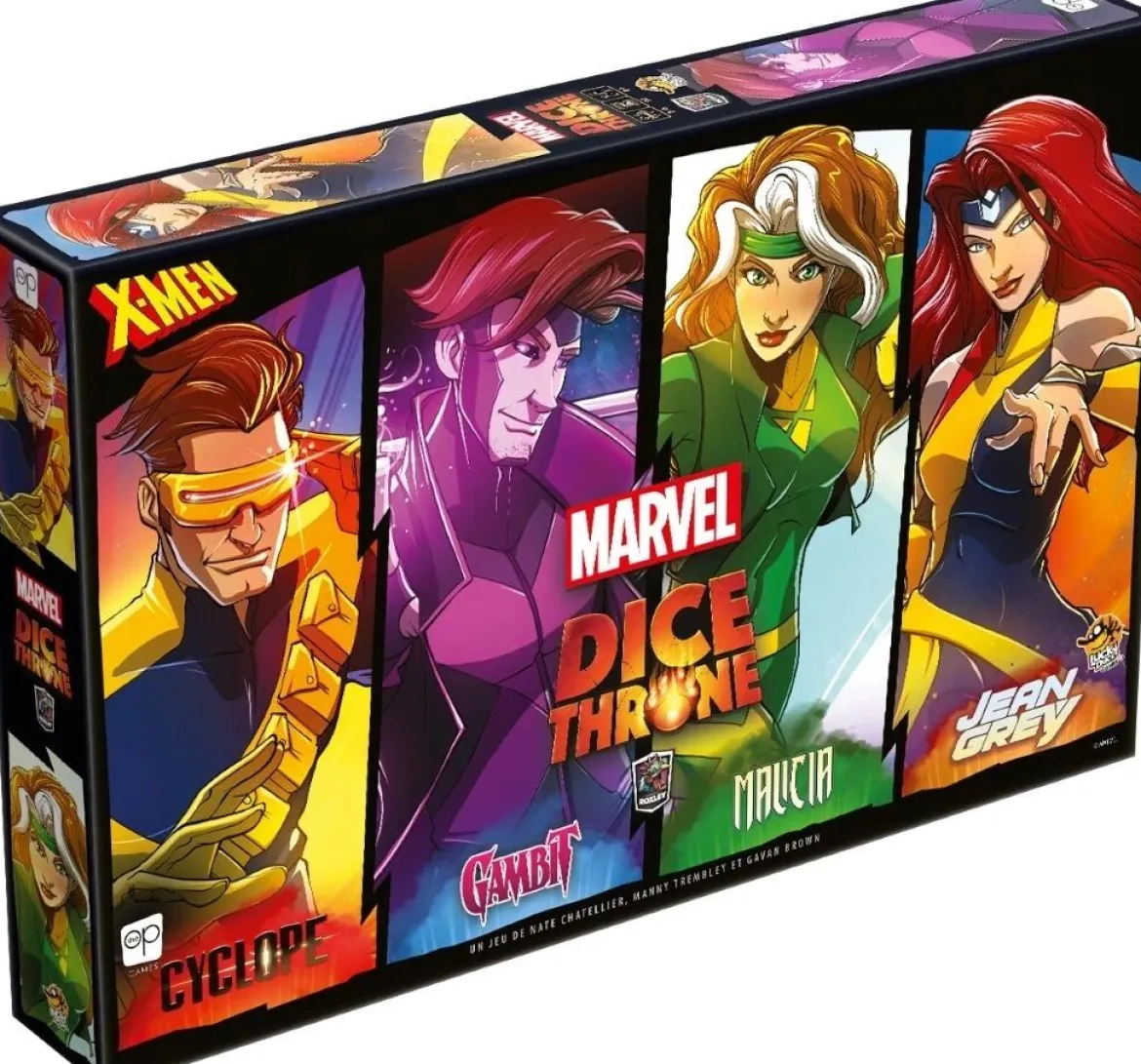 Dice Throne Marvel - Cyclope, Gambit, Malicia, Jean Grey
