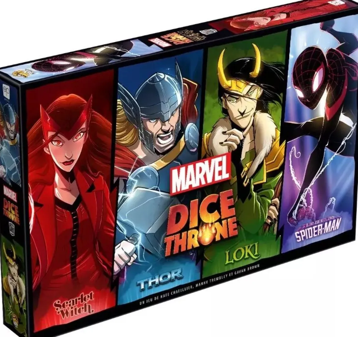 Dice Throne Marvel - Scarlet Witch, Thor, Loki, Spider-Man