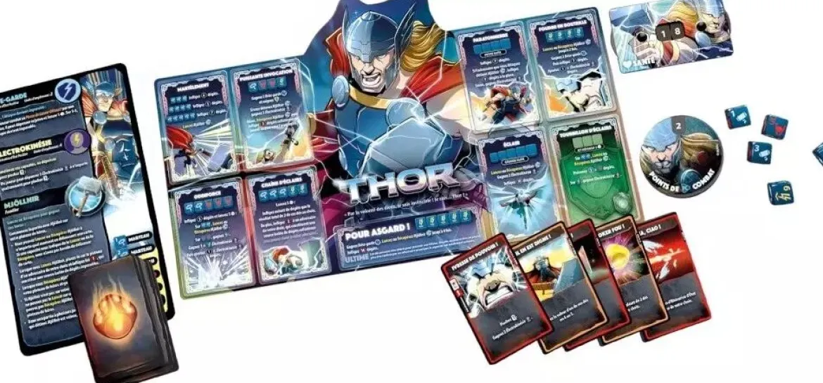 Dice Throne Marvel - Scarlet Witch, Thor, Loki, Spider-Man