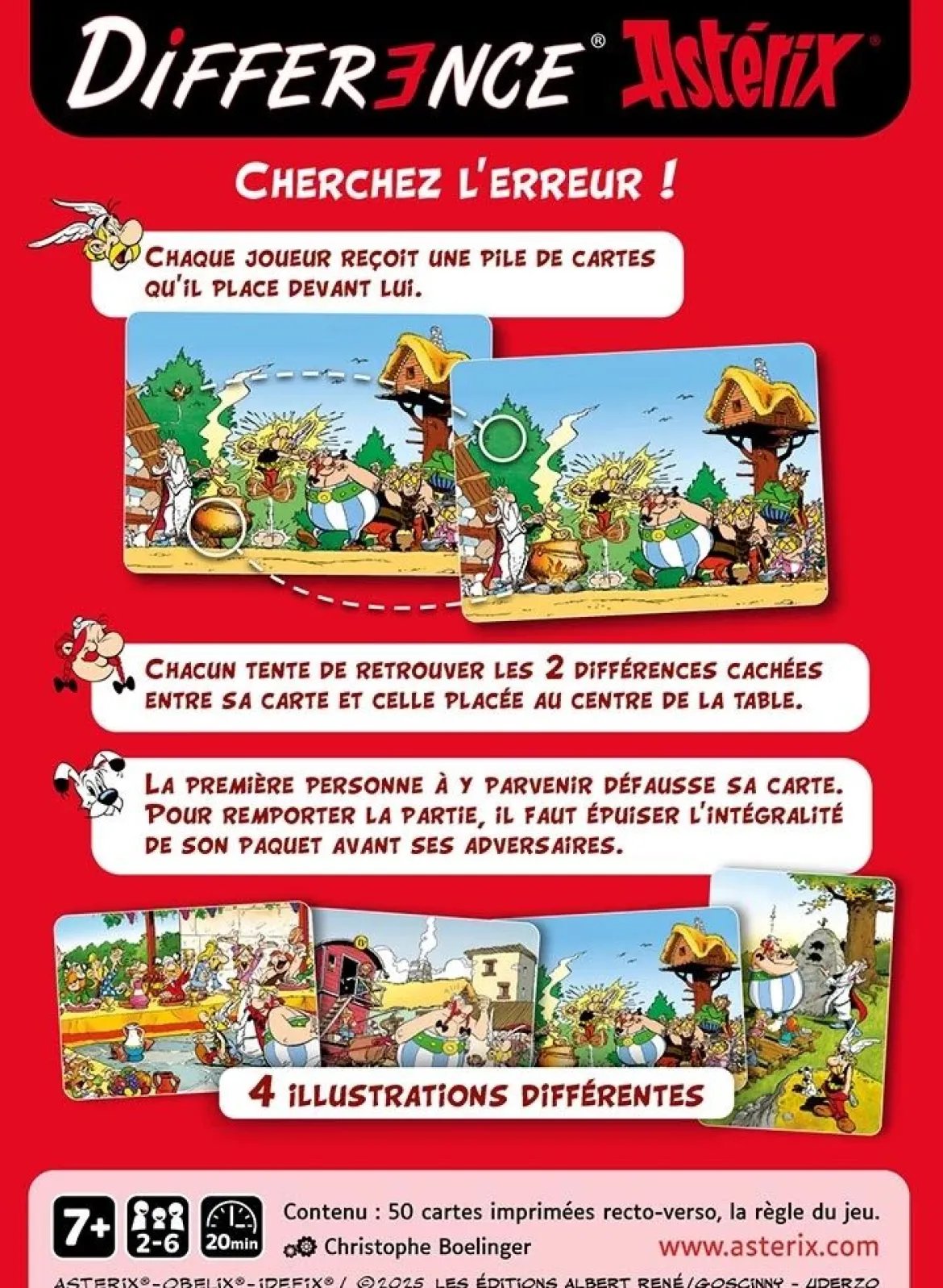 Différence : Édition Astérix
