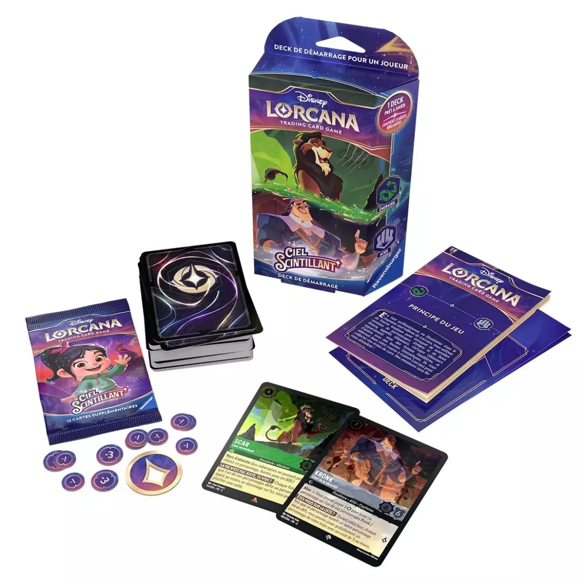 Disney Lorcana 5ème Chapitre - Deck de Démarrage Scar et Kronk