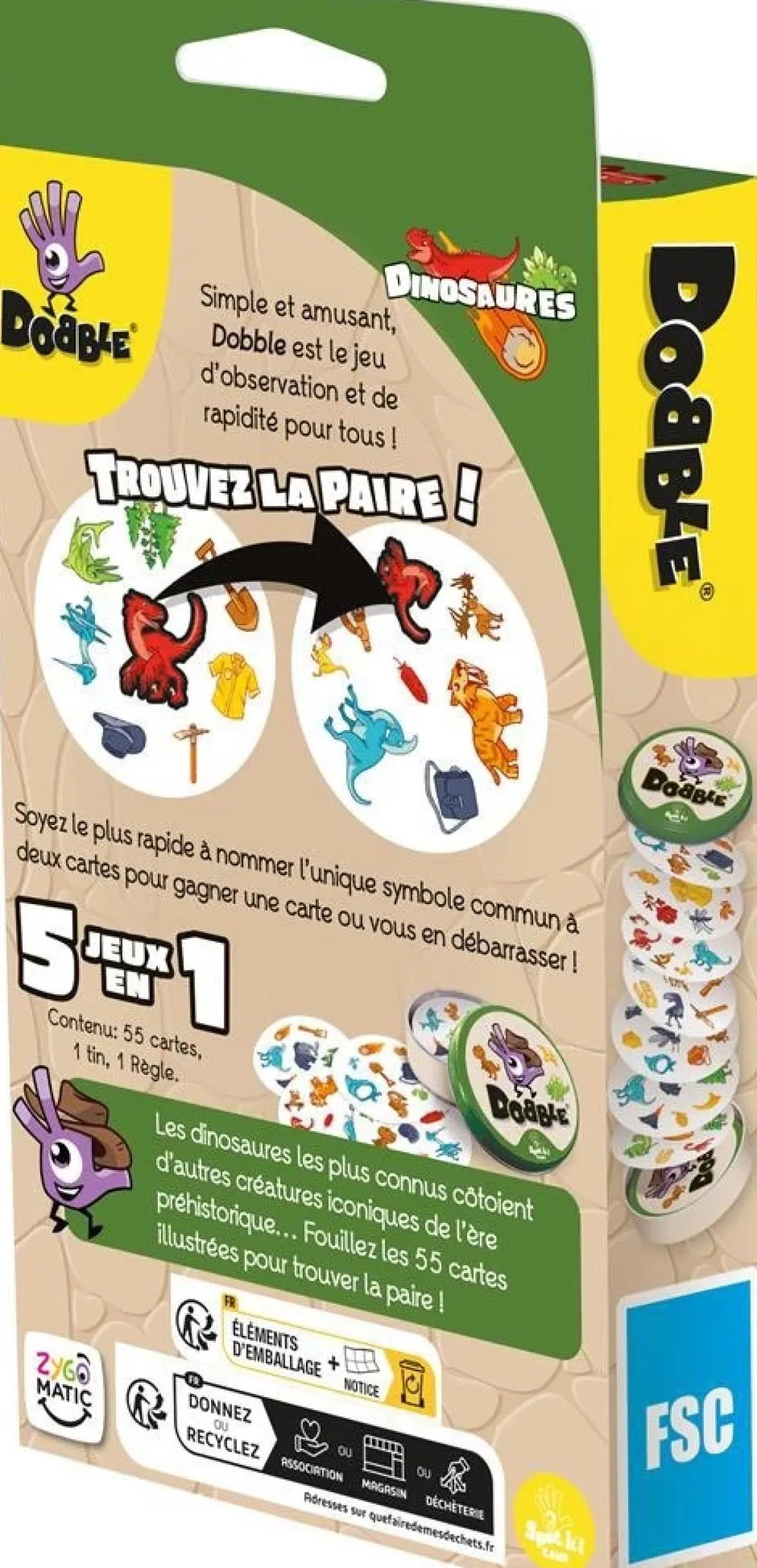 Dobble : Dinosaures