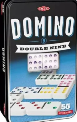 Domino Double 9 Colorés
