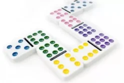 Domino Double 9 Colorés