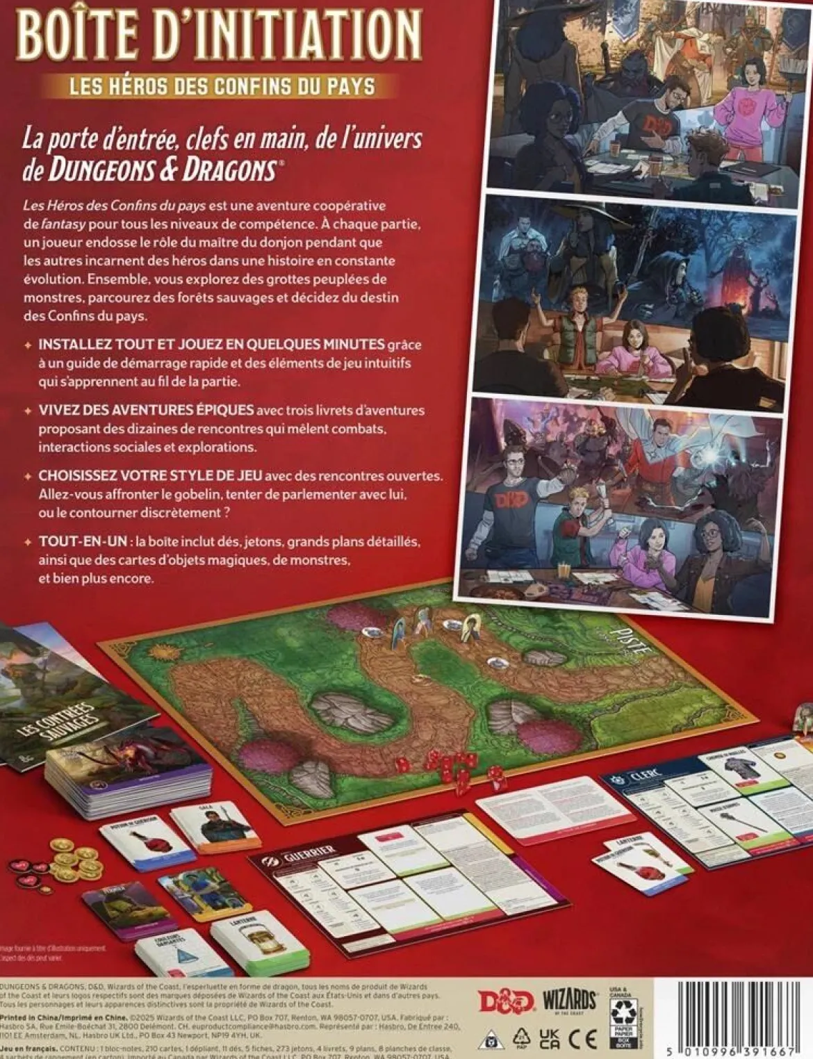 Dungeons & Dragons 5 : Les Héros des Confins du Pays (Boîte d'Initiation)