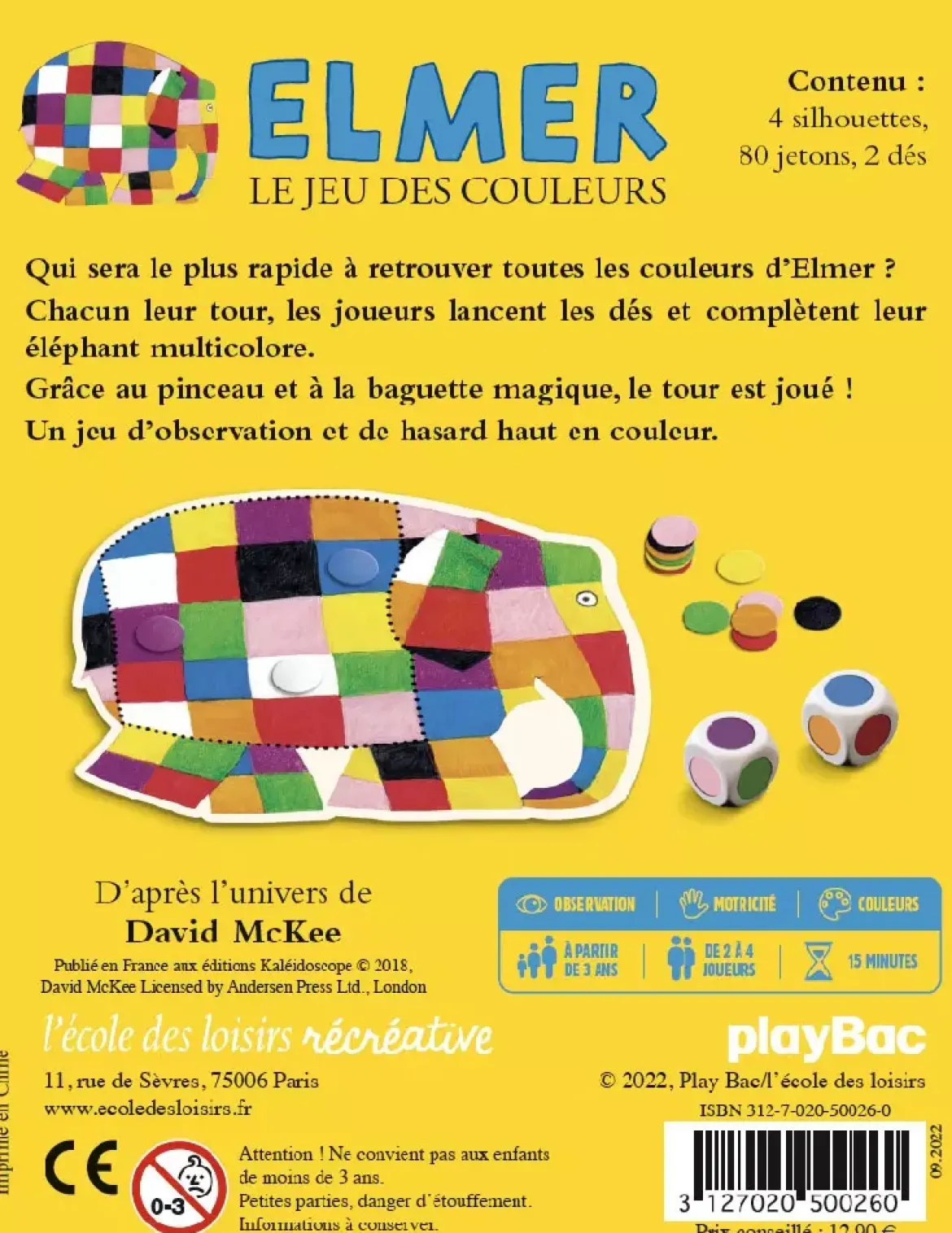 Elmer - Le jeu des Couleurs