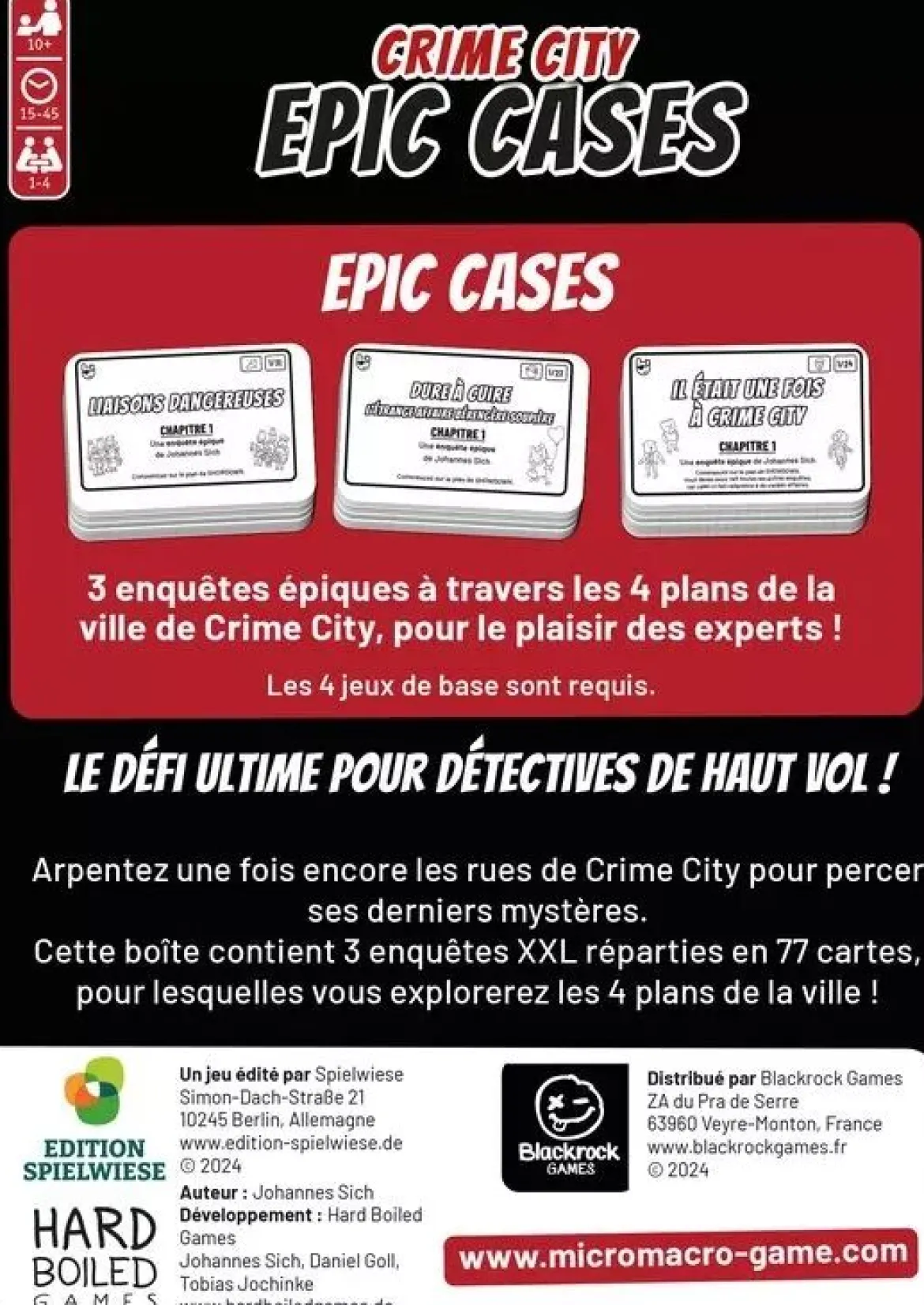 Epic Cases (Ext. Micro Macro Crime City)