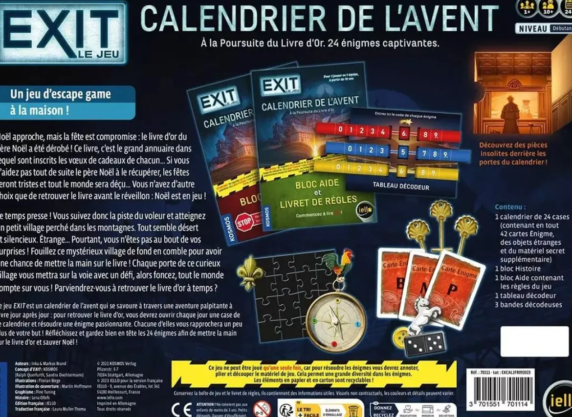 Exit Calendrier de l'Avent : Le Livre d'Or