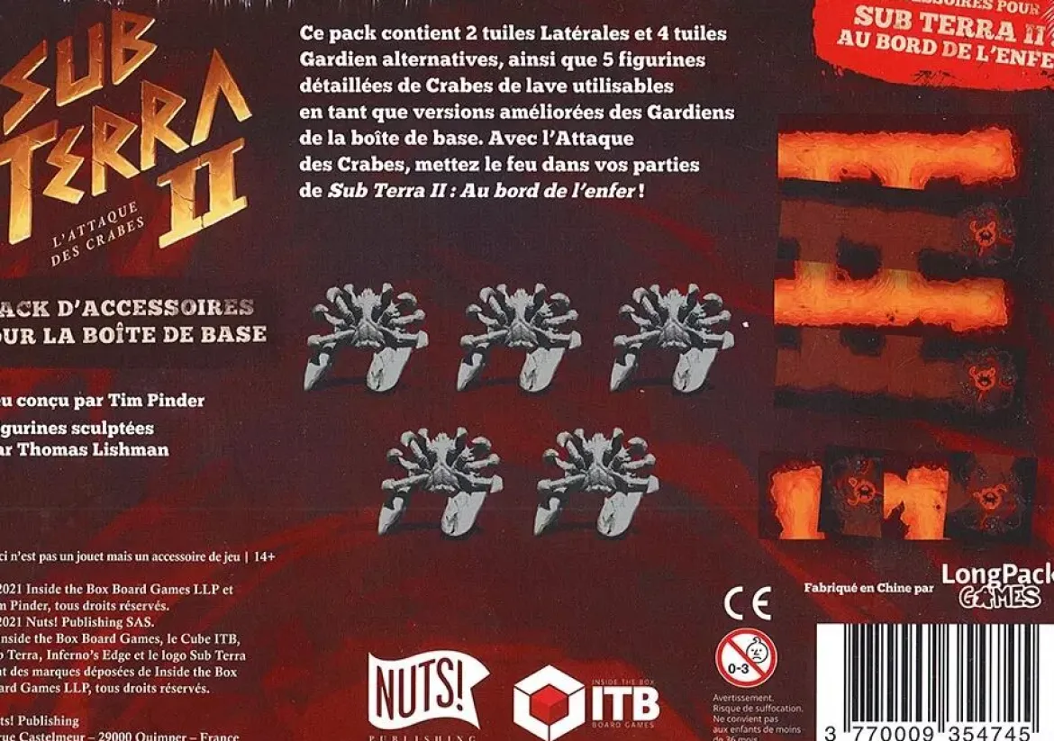 Figurines pour Sub Terra II : L'Attaque des Crabes