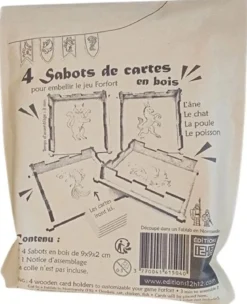Forfort : Sabots en bois (x4)