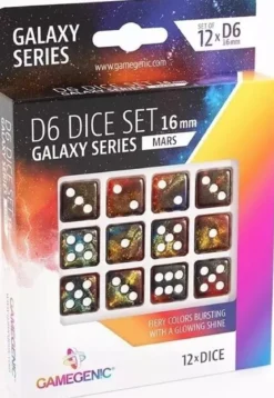 Galaxy Series - Set de 12 Dés (16mm)