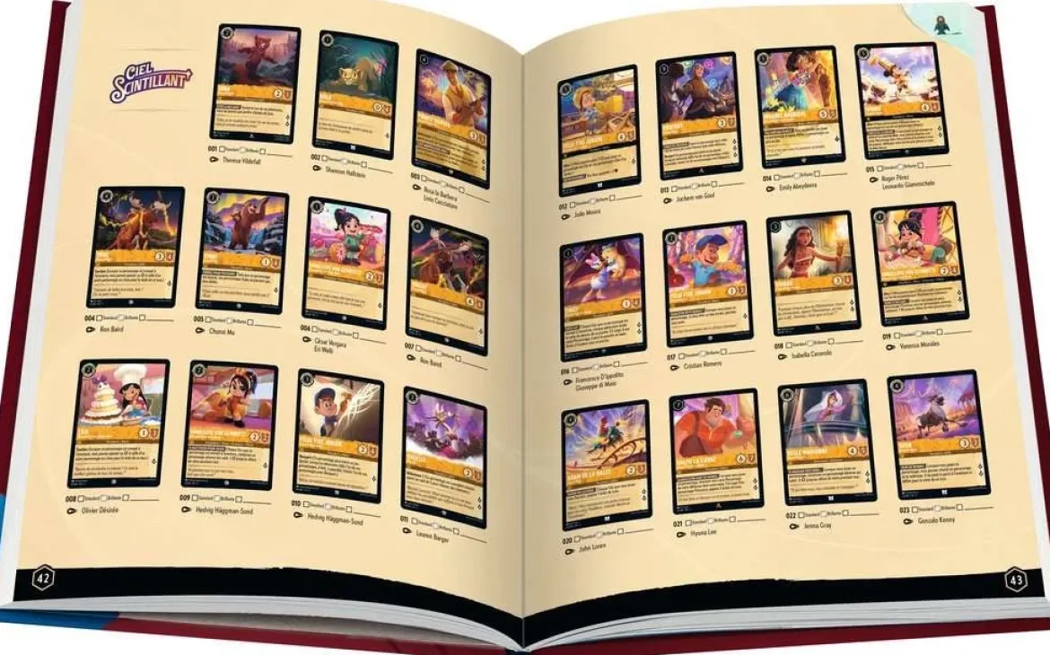 Guide de collection Sets 5 à 8 - Disney Lorcana