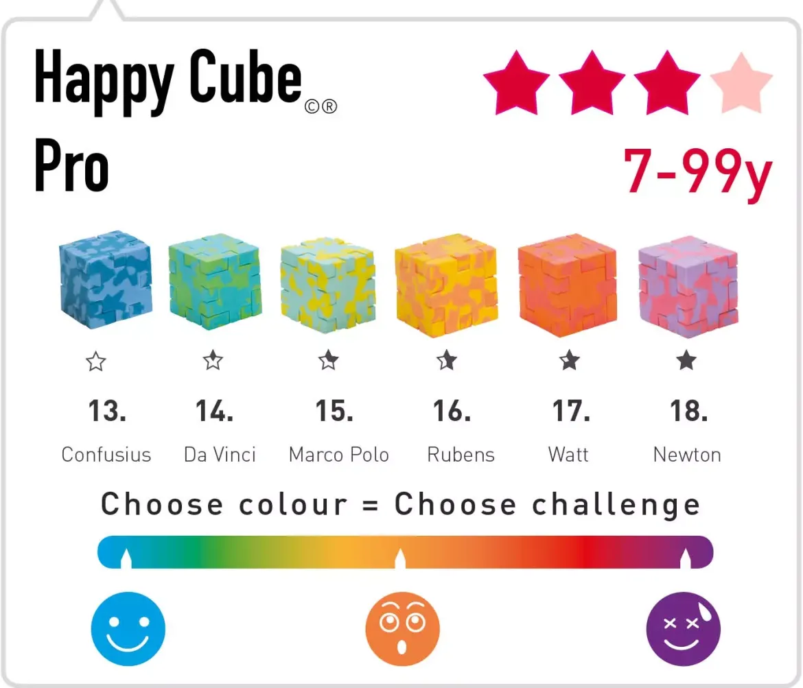 Happy Cube - Pro - Pack 6 couleurs